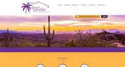 Desktop Screenshot of desertparadiserealty.com